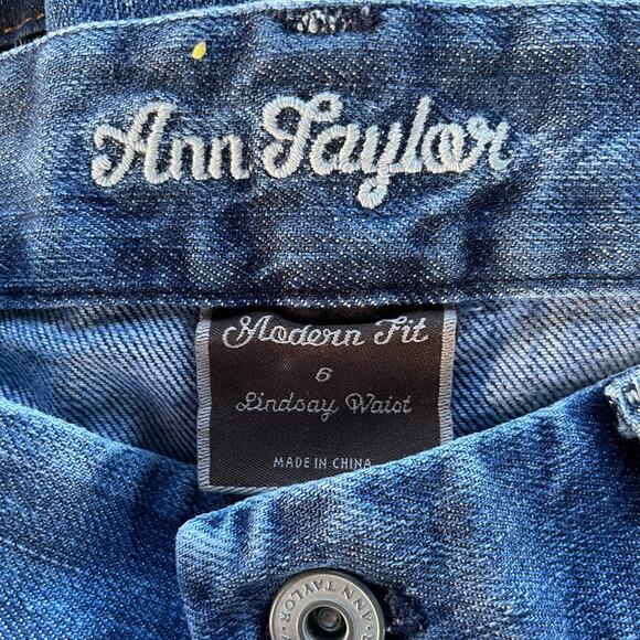 Y2K Ann Taylor Modern Fit Lindsey Waist boot cut jeans - Picture 3 of 4